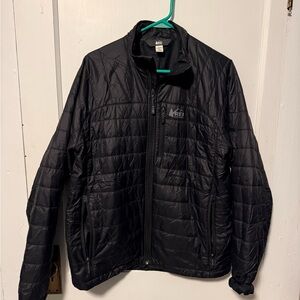 REI Co-op Lightweight Revelcloud Jacket- Mens Large - Black Puffer